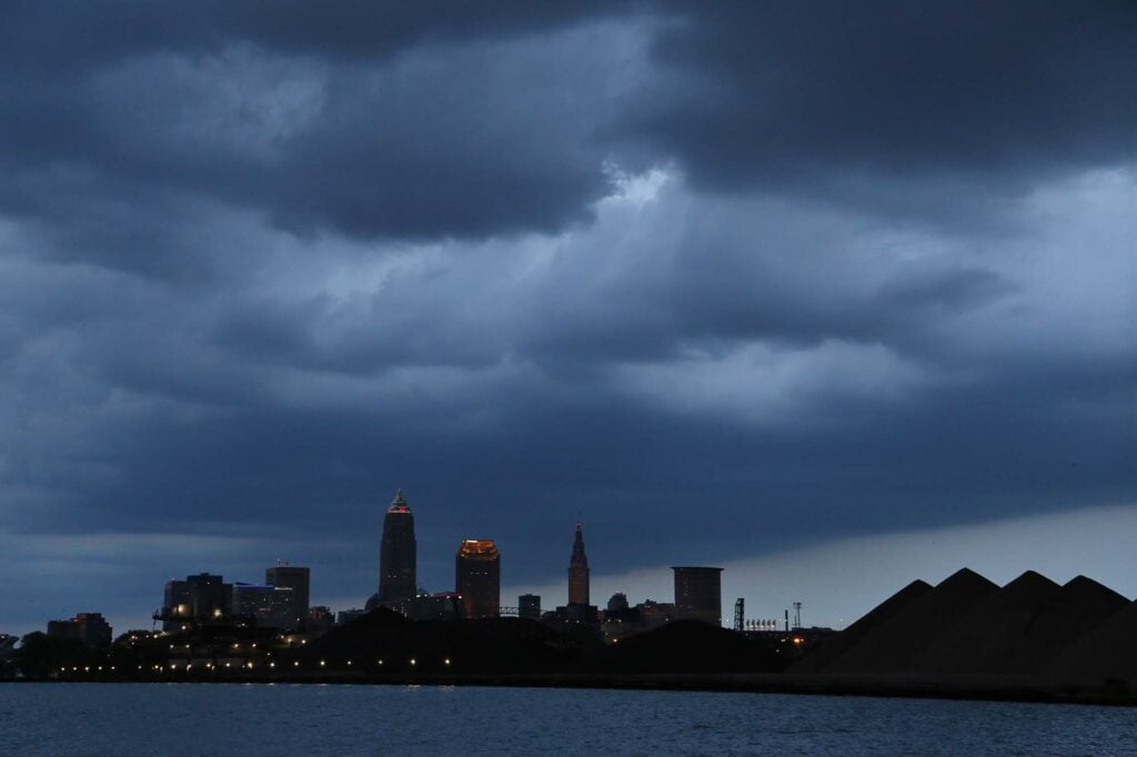 rainiest city in the us - cleveland