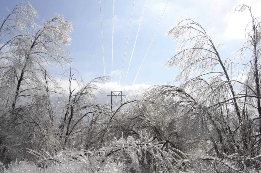 What is an Ice Storm Warning? Prepare for a Severe Ice Storm 1 ice storm warning power lines power outage