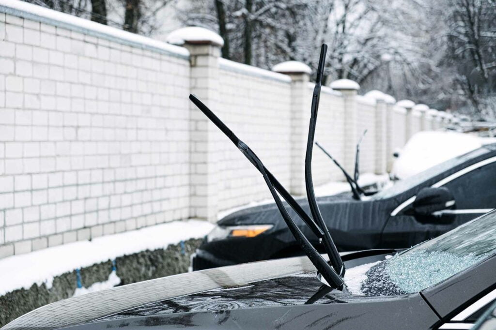 Sleet vs Freezing Rain vs Hail: A Useful Guide 4 sleet vs freezing rain - wipers up
